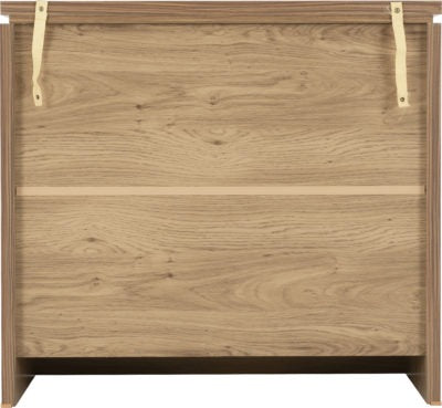 Charles 3 Drawer Chest
Oak Effect Veneer with Walnut Trim