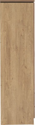 Charles 4 Door 2 Drawer Mirrored Wardrobe
Oak Effect Veneer with Walnut Trim