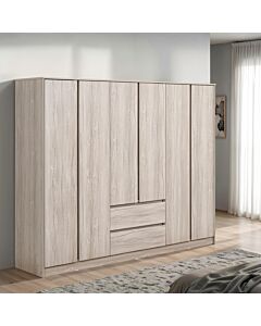Malvern 6 Door 2 Drawer Wardrobe