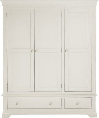 Bordeaux 3 Door Wardrobe
Ivory