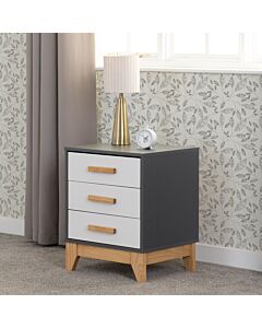 Cleveland 3 Drawer Bedside
