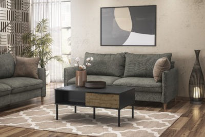Madrid Coffee Table
Black/Acacia Effect