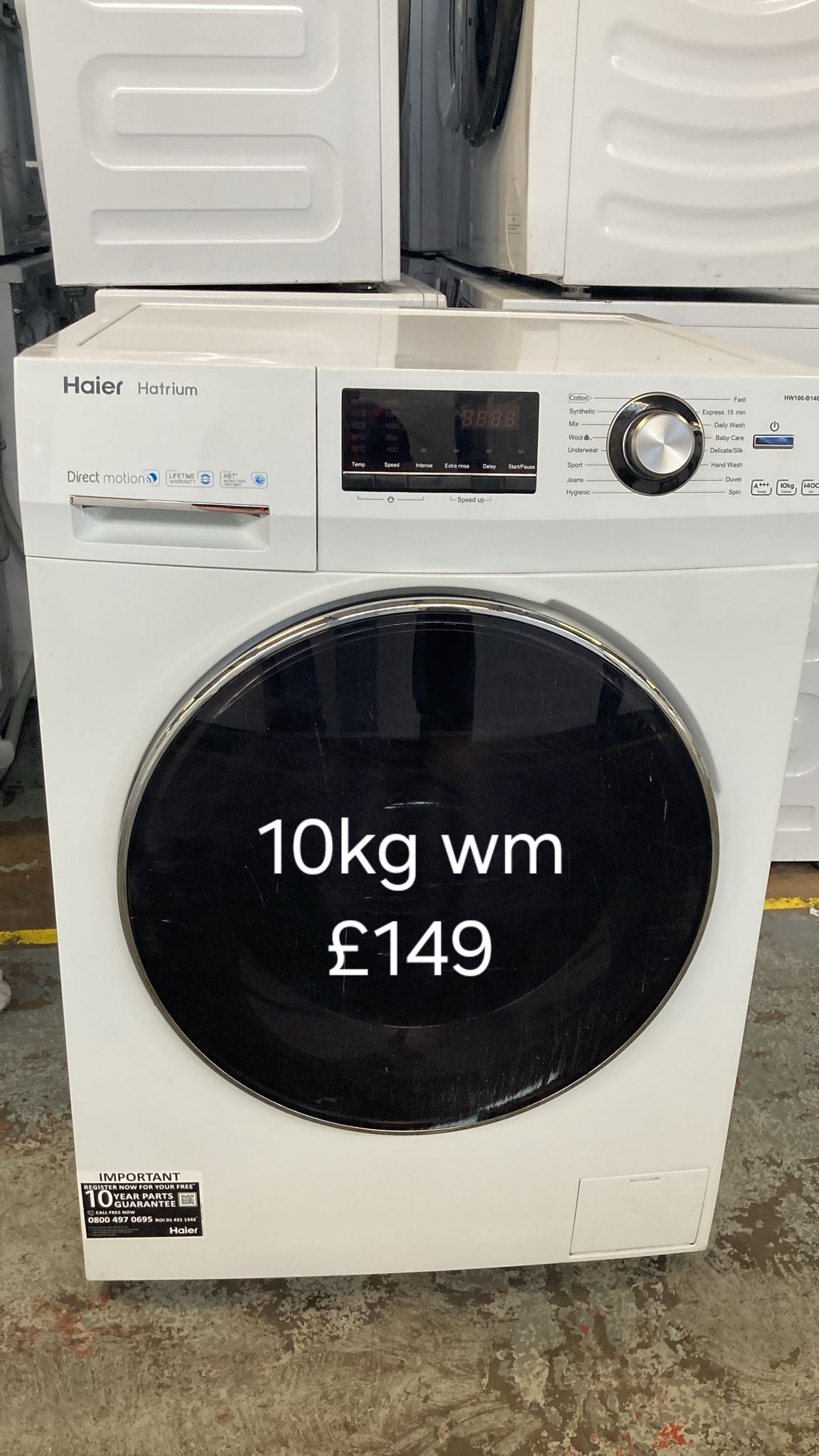 Haier 10kg washing machine π Free Delivery π 120 Days Warranty π