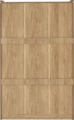 Charles 3 Door 2 Drawer Mirrored Wardrobe
Oak Effect Veneer with Walnut Trim