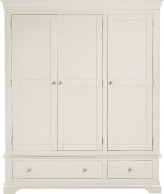 Bordeaux 3 Door Wardrobe
Ivory