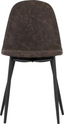 Athens Rectangular Dining Set
Medium Oak Effect/Black/Brown Faux Leather