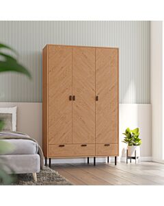 Leon 3 Door 2 Drawer Wardrobe