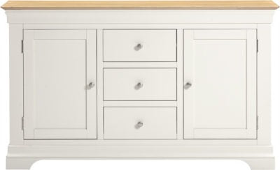 Bordeaux 2 Door 3 Drawer Sideboard
Ivory/Oak