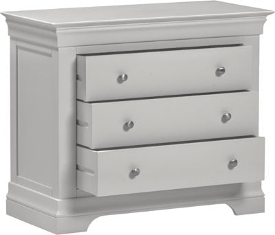 Bordeaux 3 Drawer Chest
Pebble Grey