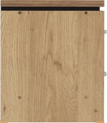 Charles 2 Drawer Bedside
Oak Effect Veneer with Walnut Trim