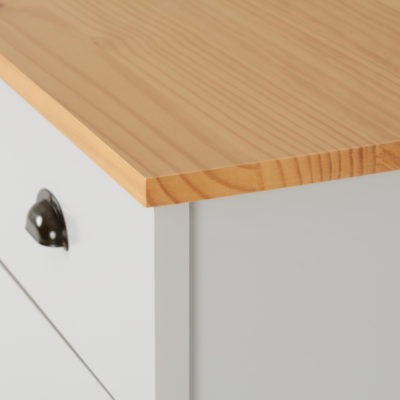 Ludlow 2+2 Drawer Chest
Grey/Oak Lacquer