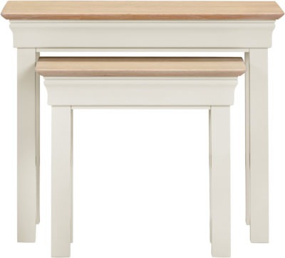 Bordeaux Nest of 2 Tables
Ivory/Oak