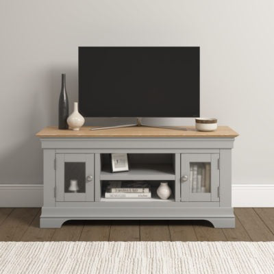 Bordeaux Small TV Stand
Pebble Grey/Oak