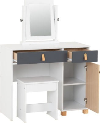 Brooklyn Dressing Table Set
Oak Effect/Grey