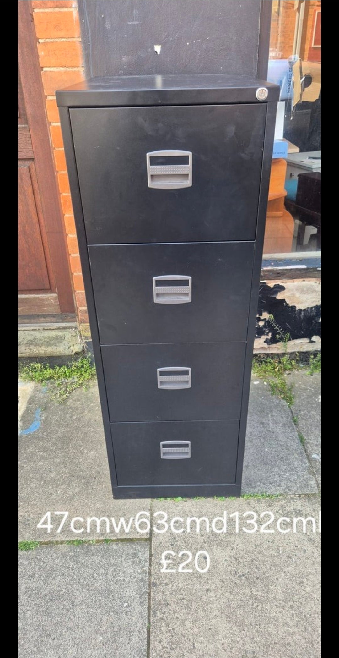 Filing cabinet no key ๐ Free delivery in Leicester ๐