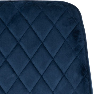 Athens Round Dining Set with Avery Chairs
Concrete Effect/Black/Sapphire Blue Velvet