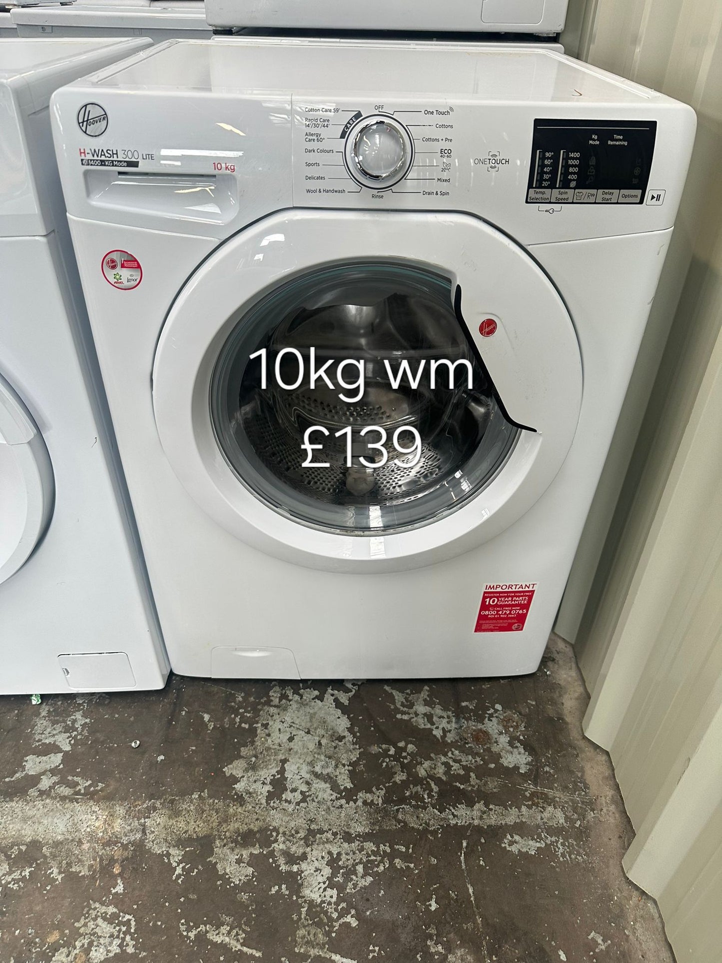 hoover 10kg washing machine π Free Delivery π 120 Days Warranty π