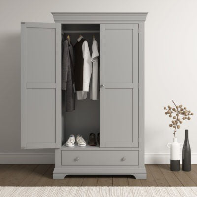 Bordeaux 2 Door Wardrobe
Pebble Grey