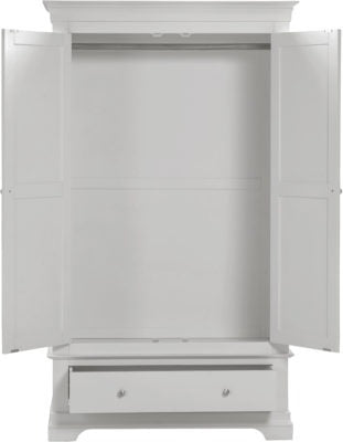 Bordeaux 2 Door Wardrobe
Pebble Grey