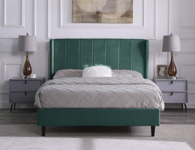 Amelia 5' Bed
Green Velvet Fabric