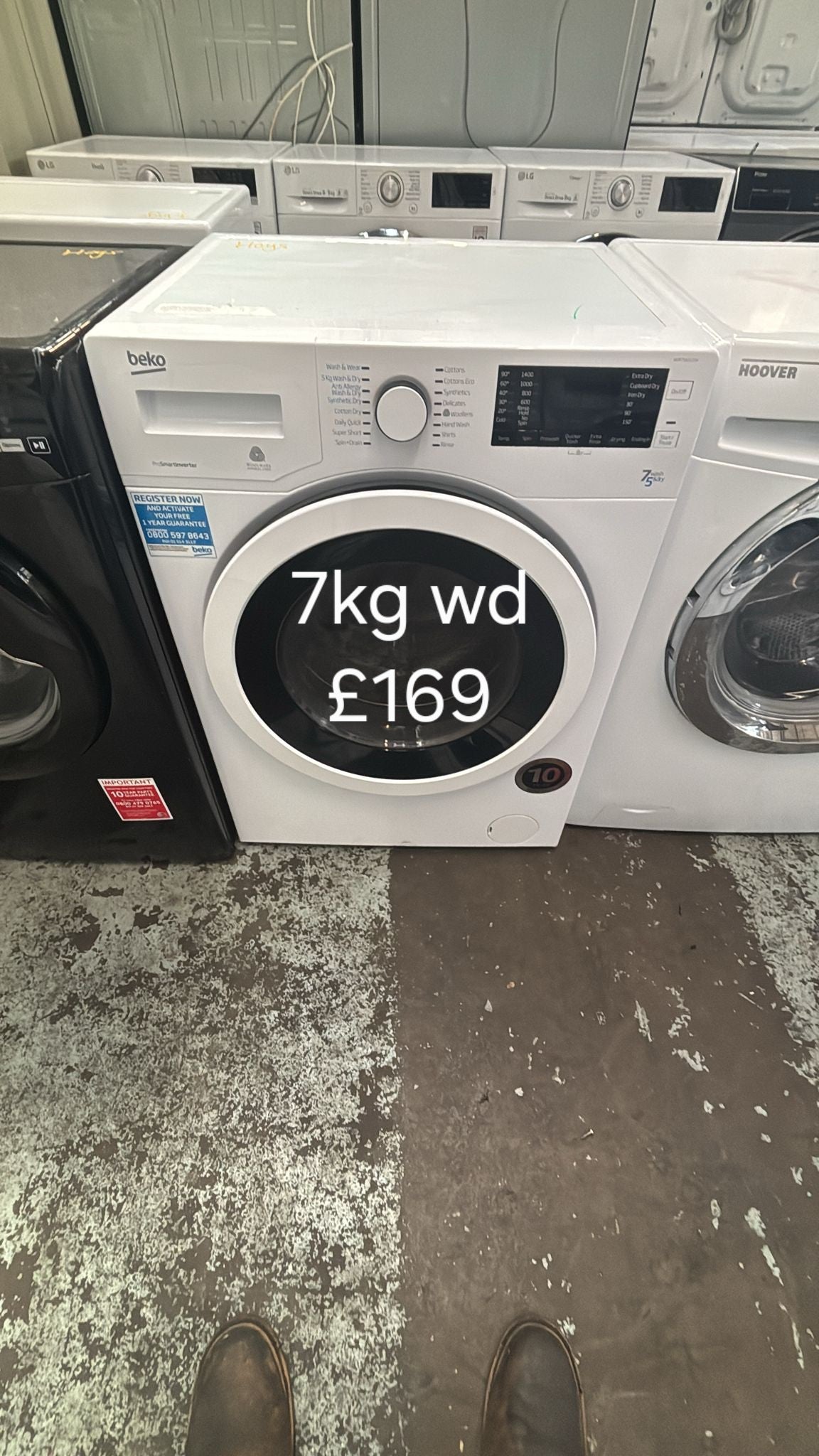 Beko 7kg washer dryer π Free Delivery π 120 Days Warranty π