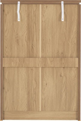 Charles 3+2 Drawer Chest
Oak Effect Veneer with Walnut Trim