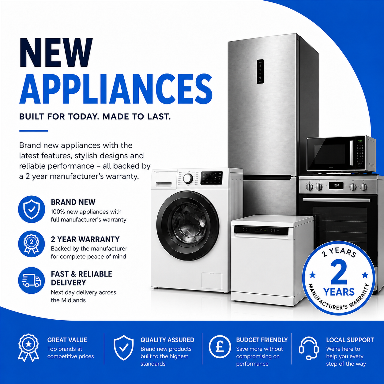 Shop New Appliances