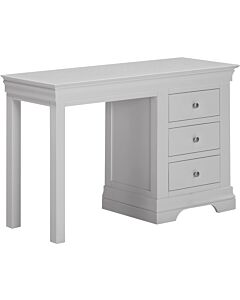 Bordeaux 3 Drawer Dressing Table - Pebble Grey