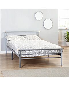 Orion 4'6" Bed - Silver