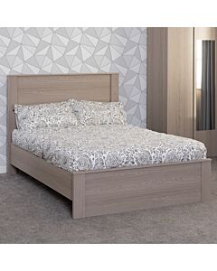 Paris 4'6" Bed - Smoked Ash Effect