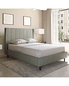 Amelia 5' Bed - Dark Grey Fabric