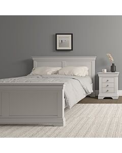 Bordeaux 5' High End Bed - Ivory