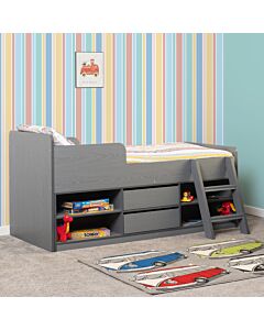 Felix Low Sleeper Bed - Grey