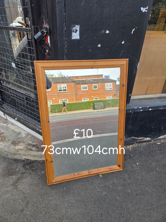 Pine mirror 🌟 Free delivery in Leicester 🌟