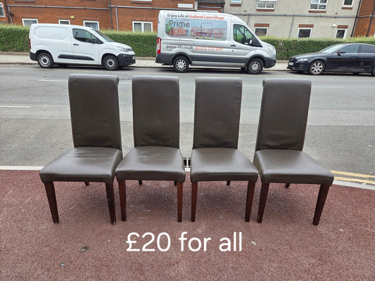 4 dining chairs 🌟 Free delivery in Leicester 🌟