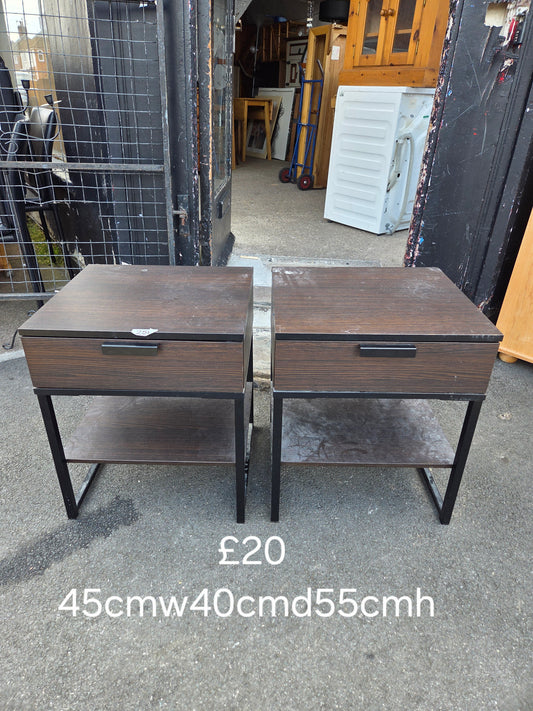 2 bedside tables 🌟 Free delivery in Leicester 🌟
