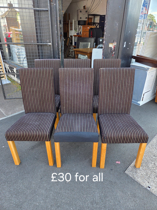 6 dining chairs 🌟 Free delivery in Leicester 🌟