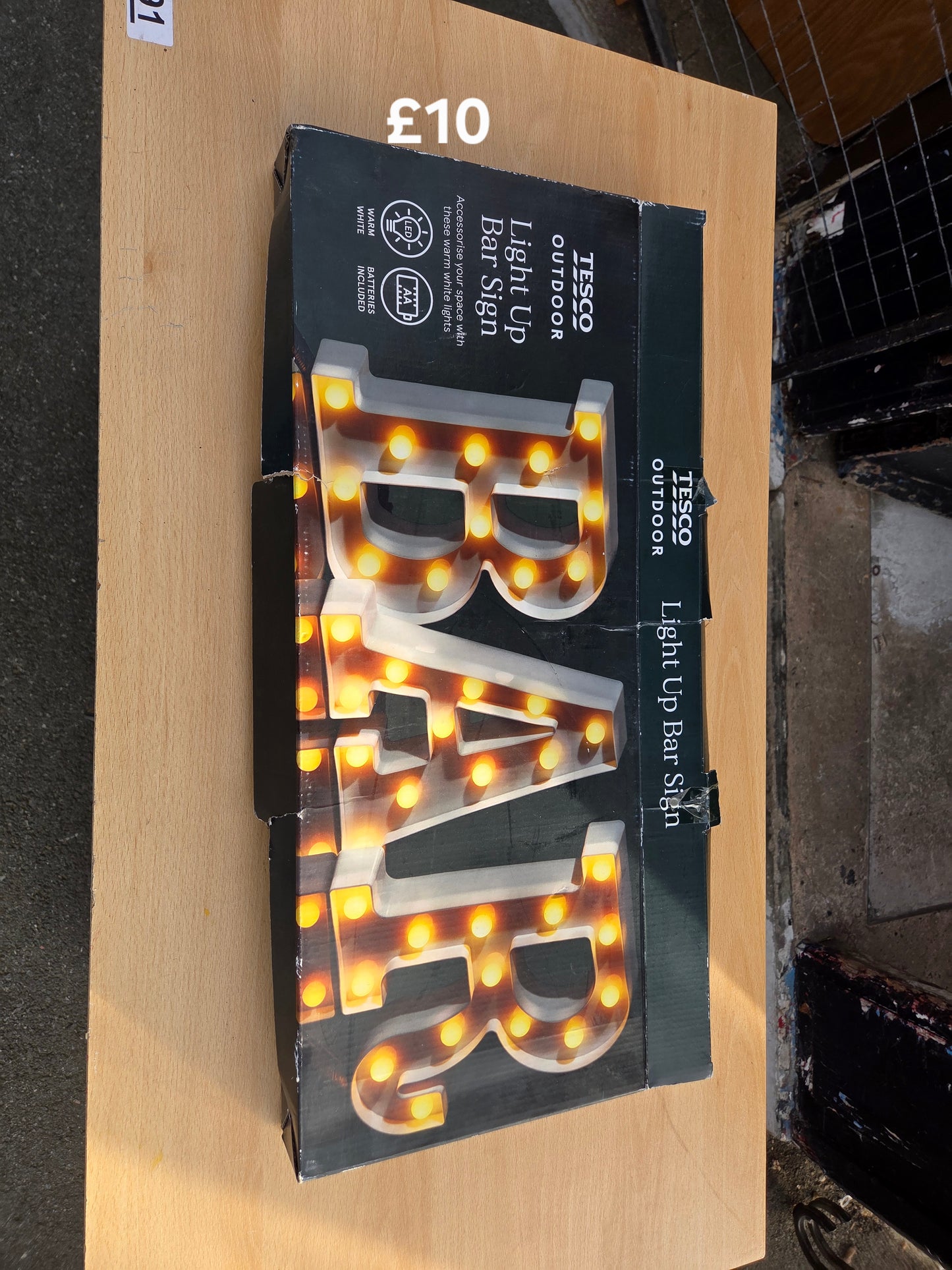 Bar sign 🌟 Free delivery in Leicester 🌟