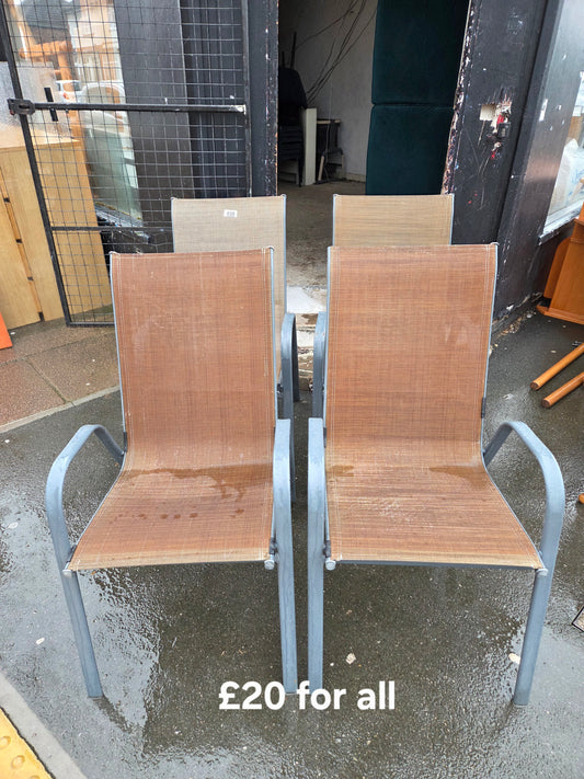 4 garden chairs 🌟 Free delivery in Leicester 🌟