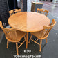 Dining table and 4 chairs 🌟 Free delivery in Leicester 🌟