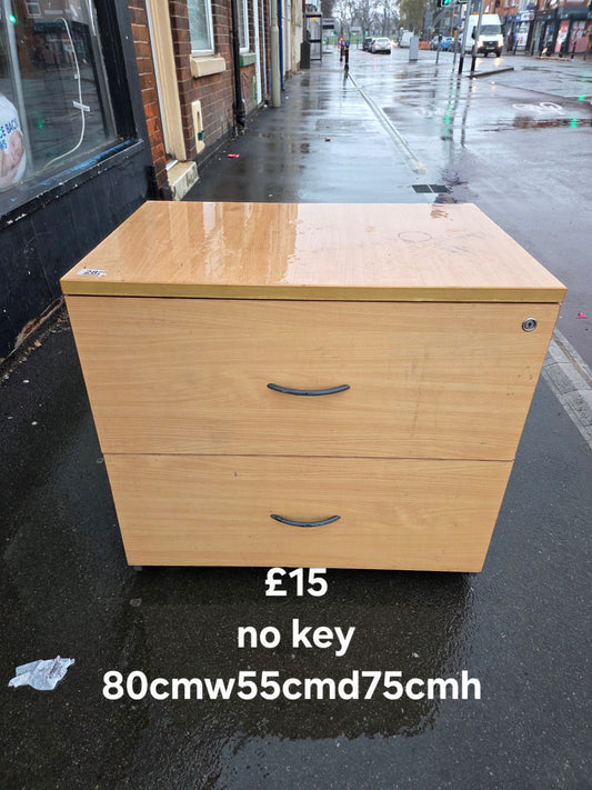 Large filing cabinet no key 🌟 Free delivery in Leicester 🌟