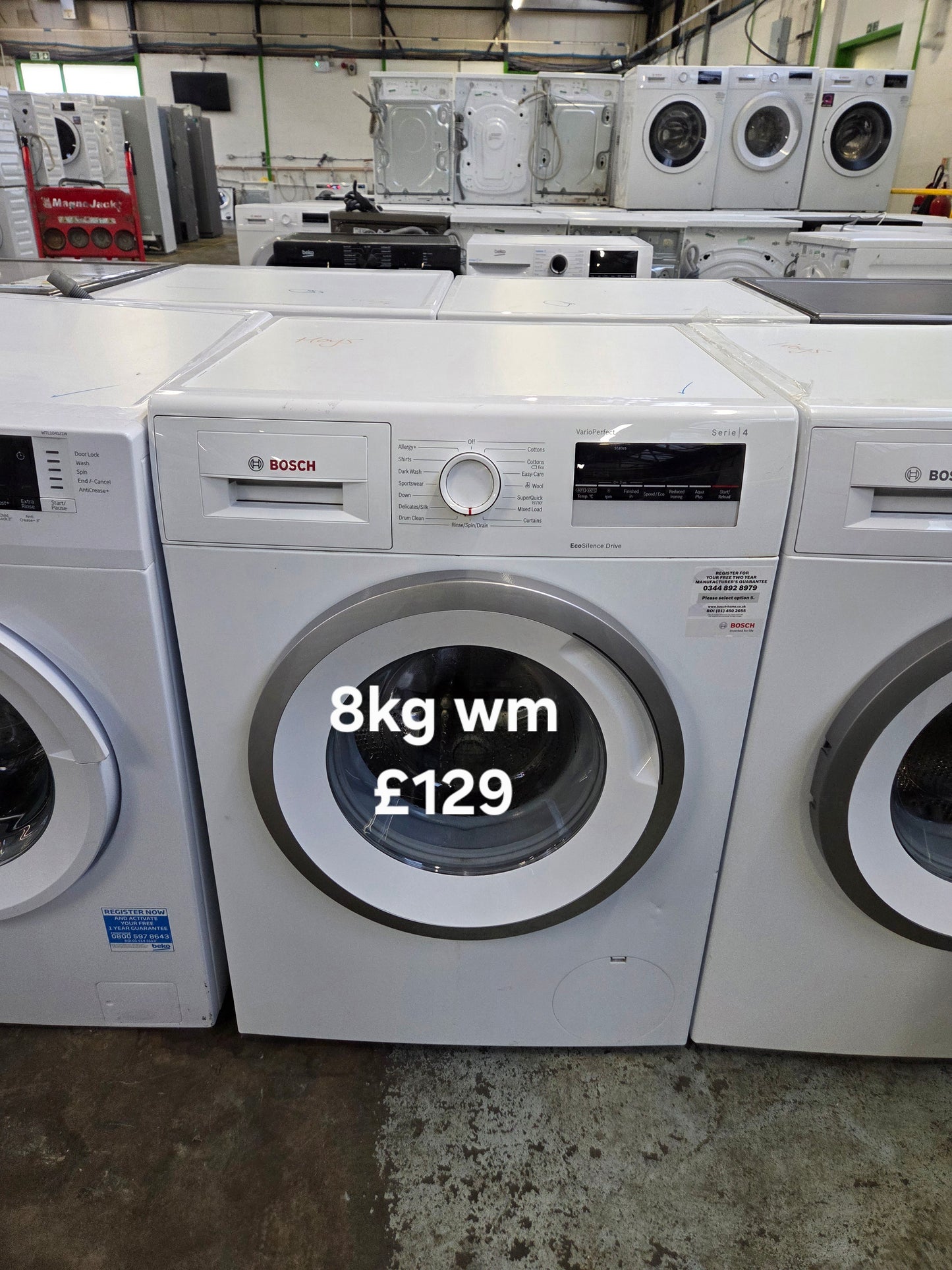 Bosch 8kg washing machine 🌟 Free Delivery 🌟 120 Days Warranty 🌟