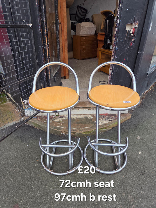 2 bar stools 🌟 Free delivery in Leicester 🌟
