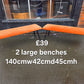 2 large benches 🌟 Free delivery in Leicester 🌟