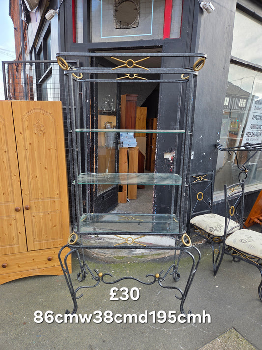 Glass shelving unit 🌟 Free delivery in Leicester 🌟