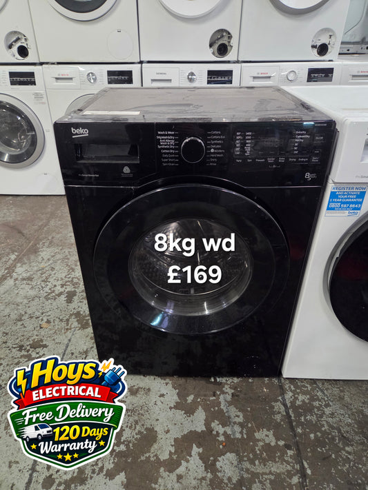 Beko 8kg Washer Dryer 🌟 Free Delivery 🌟 120 Days Warranty 🌟