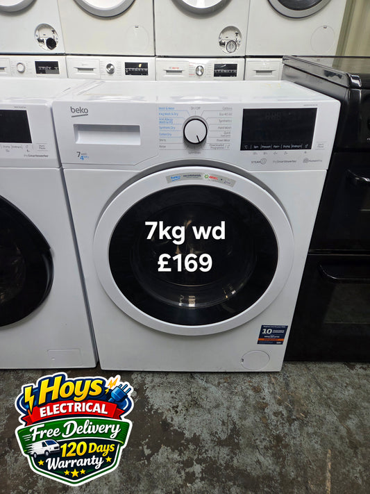 Beko 7kg washer dryer 🌟 Free Delivery 🌟 120 Days Warranty 🌟