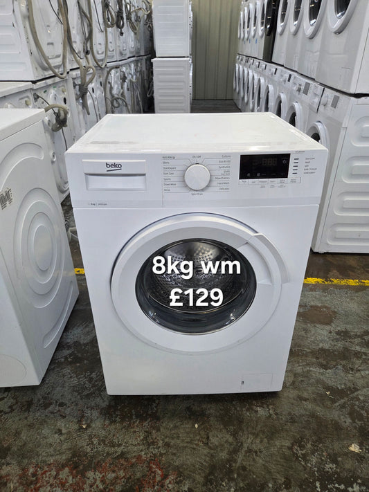 Beko 8kg washing machine 🌟 Free Delivery 🌟 120 Days Warranty 🌟