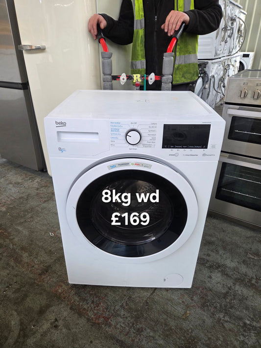 Beko 8kg Washer Dryer 🌟 Free Delivery 🌟 120 Days Warranty 🌟