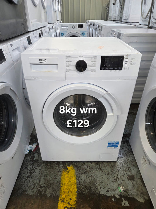 Beko 8kg washing machine 🌟 Free Delivery 🌟 120 Days Warranty 🌟